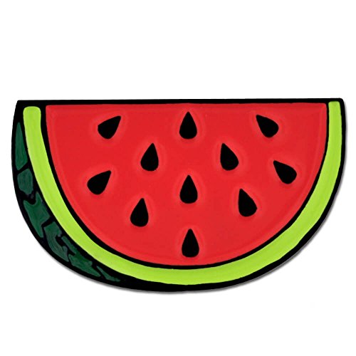 Watermelon Slice Black Dye Plated