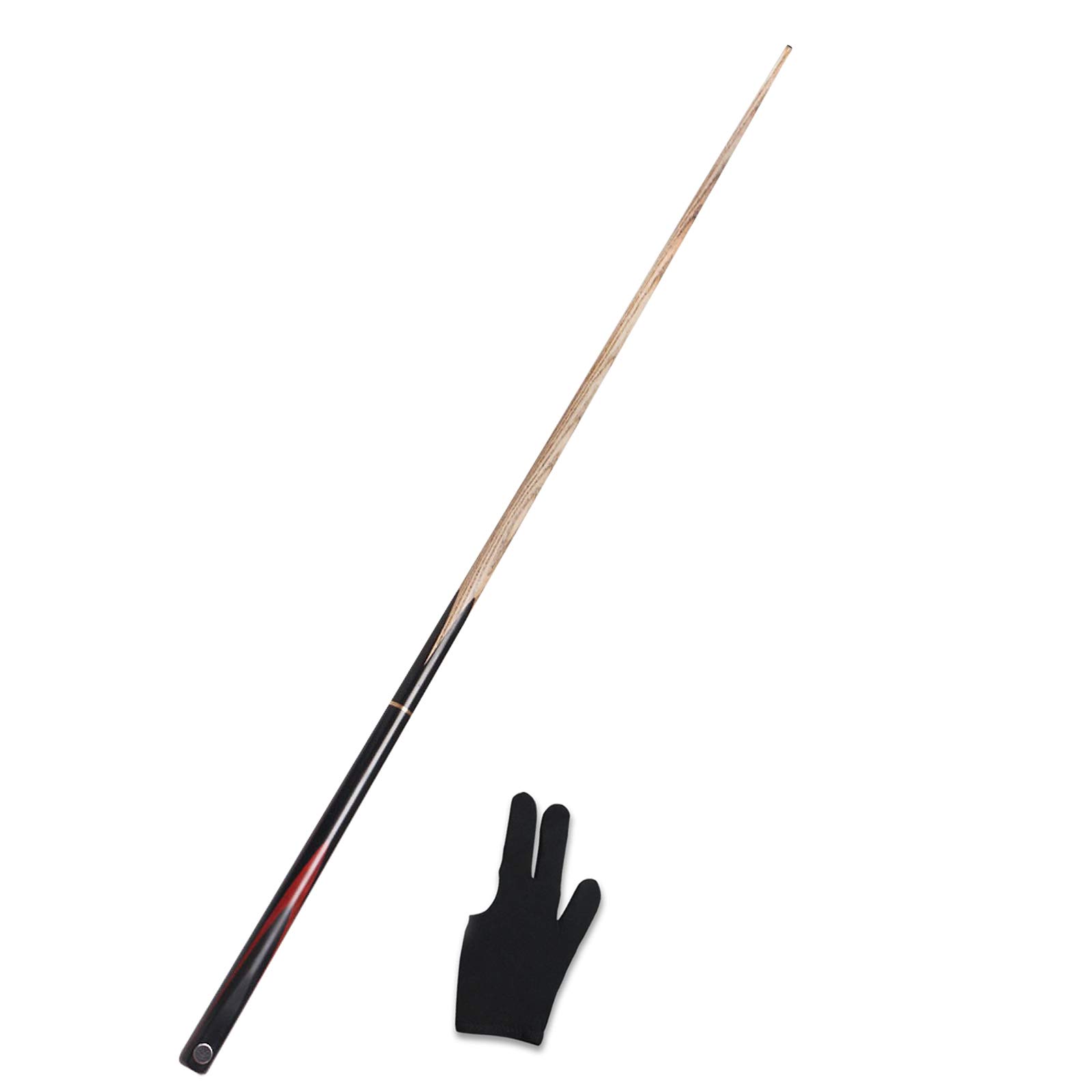 XYNH 3/4 Jointed Snooker Billiard Pool Cue Stick - 9.8mm/11mm Hardwood Canadian Maple Pool Cue (19oz) - Professional Billiards Accessory for Pool Tables, Game Rooms & Sports Bars