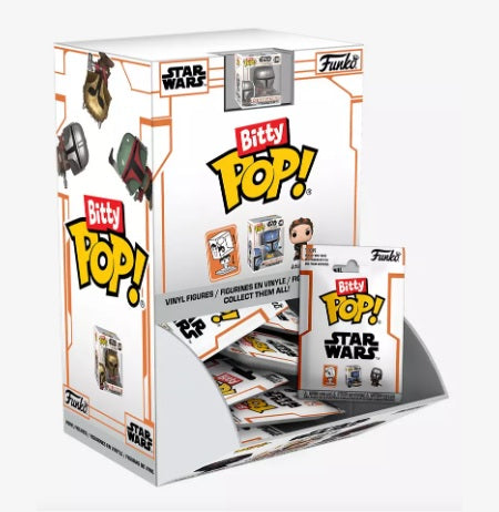 Star Wars The Mandalorian Bitty Pop! Blind Box Collectible Vinyl Figure - Funko Pop Mini Mystery Toy for Kids & Adults | Perfect for Display, Gifts & Star Wars Fans Collection