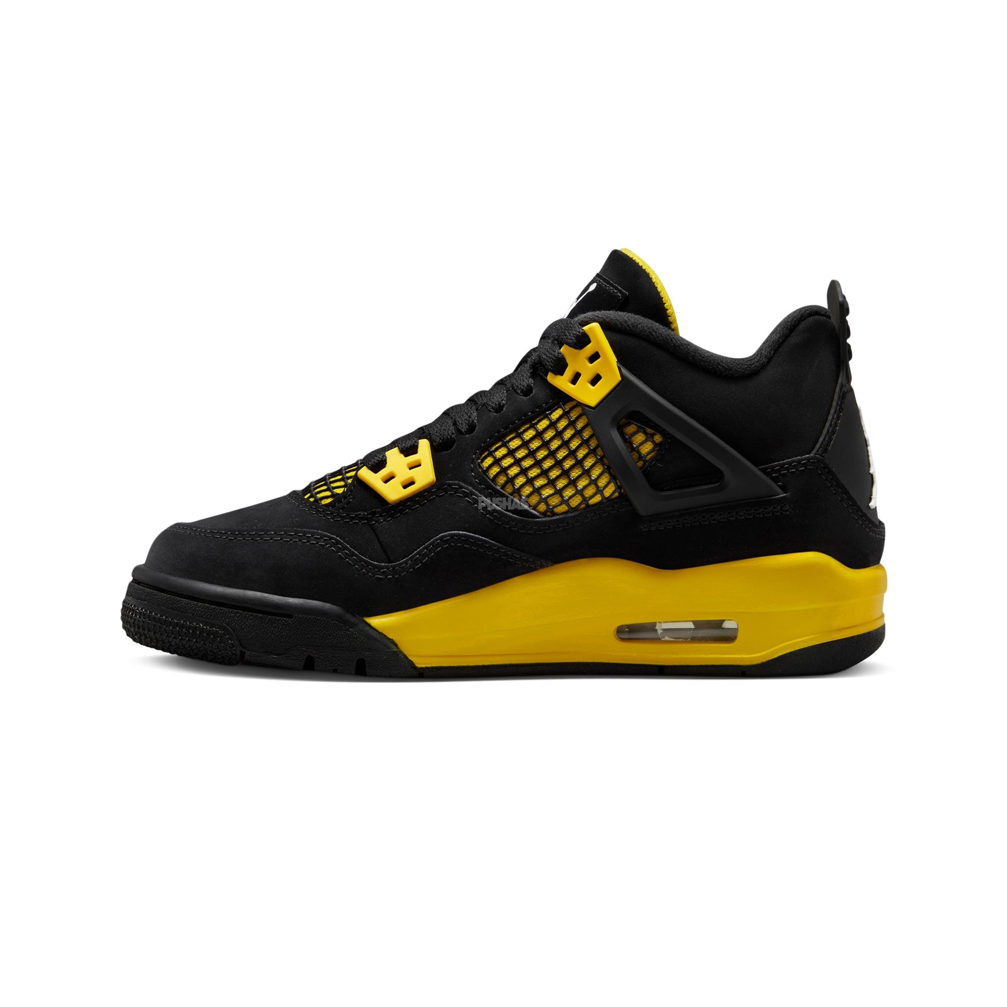 Air Jordan 4 Retro 'Thunder' GS Sneakers (2023) - Basketball Shoes for Women & Girls - Perfect for Streetwear, Gym & Casual Wear
