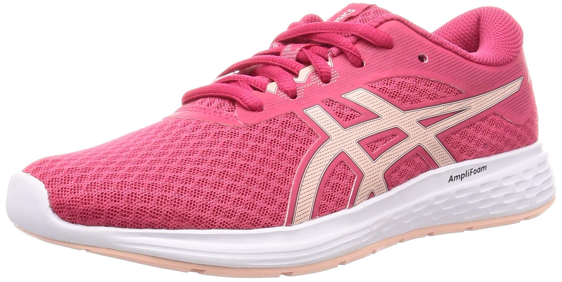 ASICS Women's Patriot 11 Running Shoes - Lightweight Grey Sneakers for Jogging & Gym Workouts (Metropolis/Sun Coral) | Perfect for Road Running, Training & Fitness Enthusiasts