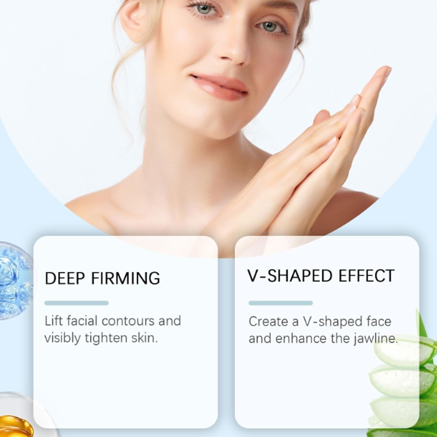 Chinology Chin Lifting Face Mask - Double Chin Reducer & Firming Treatment (3 Pack) - Anti-Aging Skin Tightening for Jawline Contour | Perfect for Home Spa, Self-Care Routine & Post-Workout Recovery