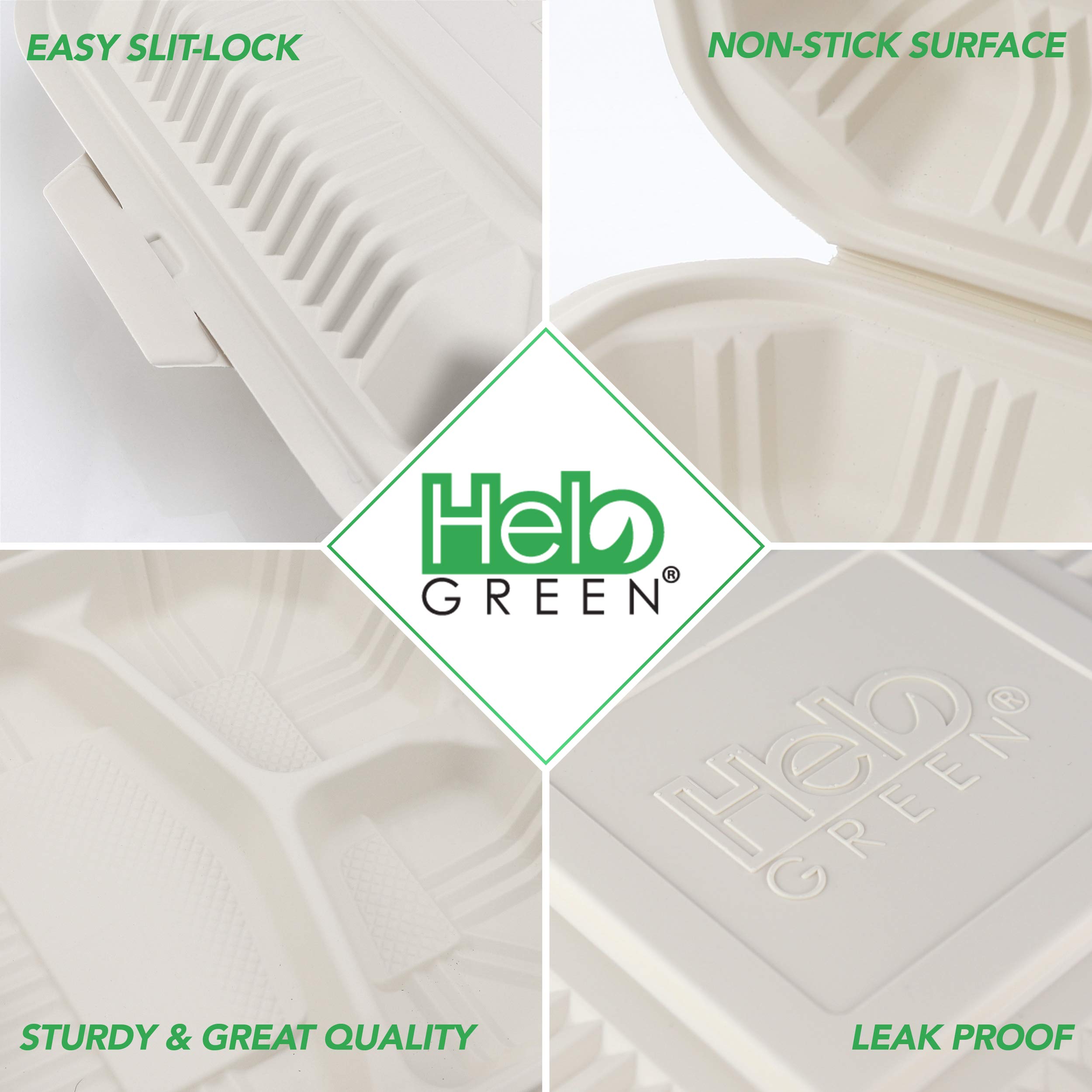 Eco-Friendly 3-Compartment 8