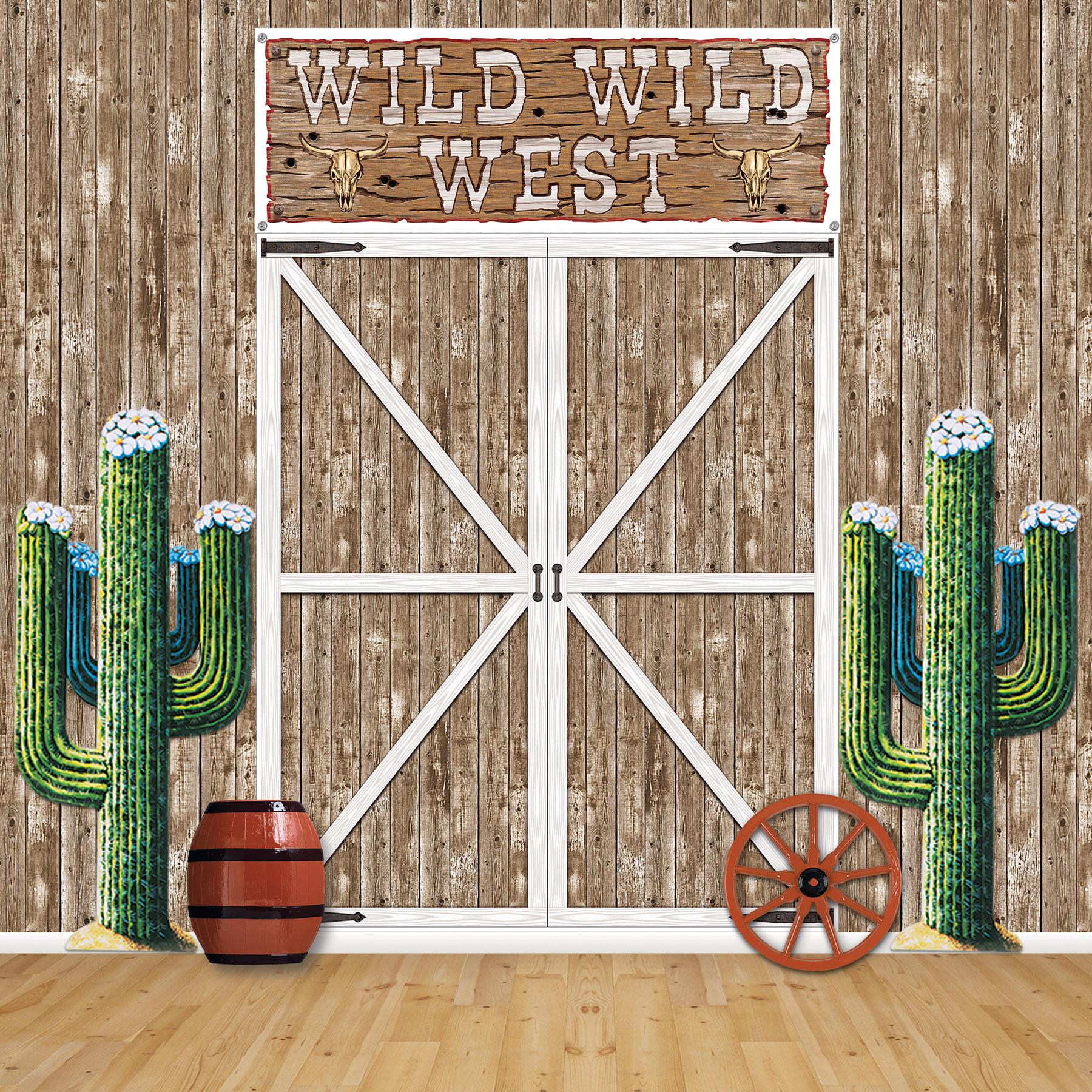 12 Pack Beistle Barn Door Party Decorations - Rustic Farmhouse Party Supplies for Weddings, Birthdays & Halloween Decor