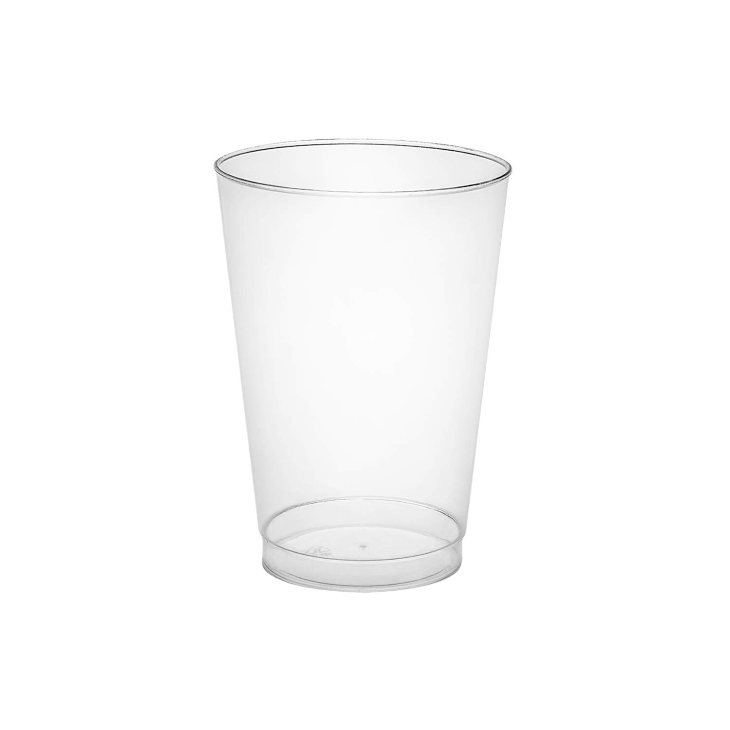 14-Oz Clear Hard Plastic Party Cups - 20-Pack Durable Tumblers for Parties, BBQs, Picnics & Outdoor Events | BPA-Free Drinking Glasses