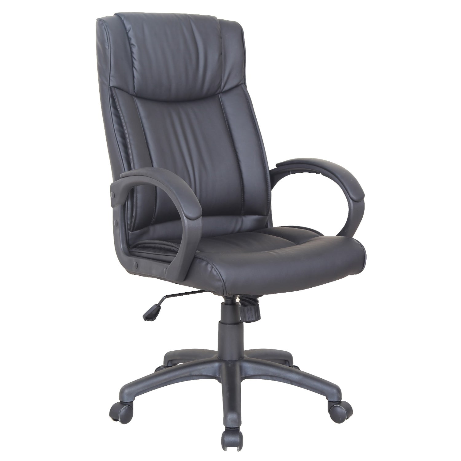 Ergonomic Office Chair with Adjustable Height - 3H01 Black Computer Chair for Home & Office Workspace - Perfect for Long Hours of Sitting, Gaming, and Remote Work