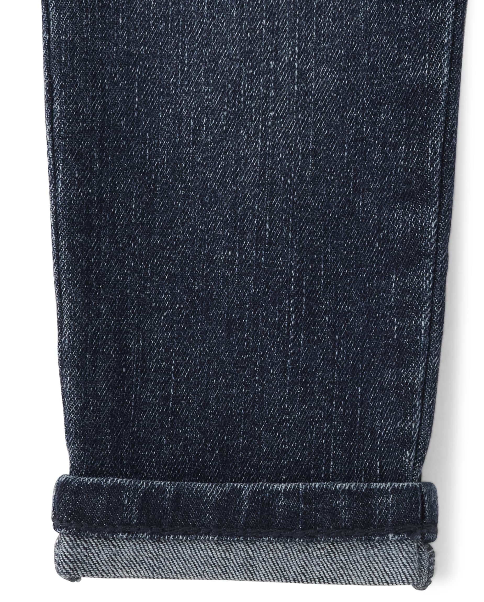 Gymboree Boys' and Toddler Pull-On Denim Jeans - Comfortable Stretch Jeans for Active Kids | Perfect for Playdates, School & Everyday Wear