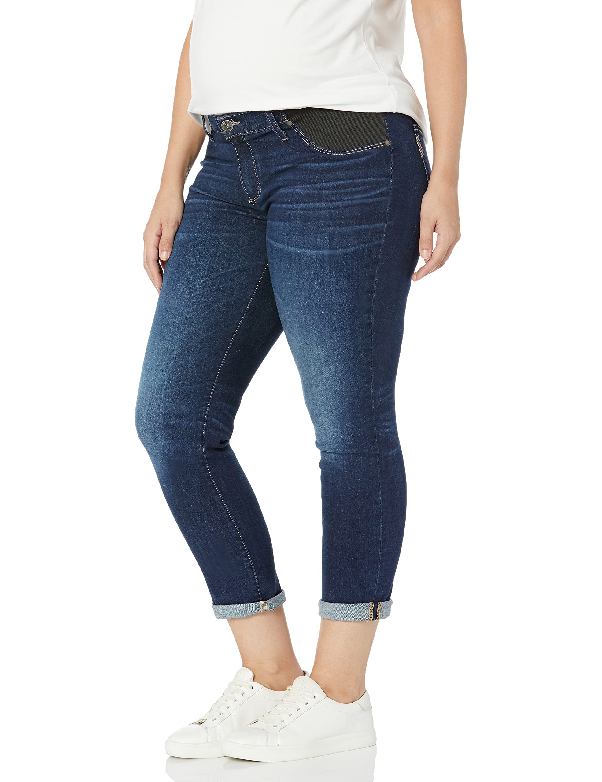 PAIGE Women's Brigitte Maternity Jeans - Stretch Denim Pants for Pregnant Women | Comfortable & Stylish Pregnancy Outfit for Work & Casual Wear