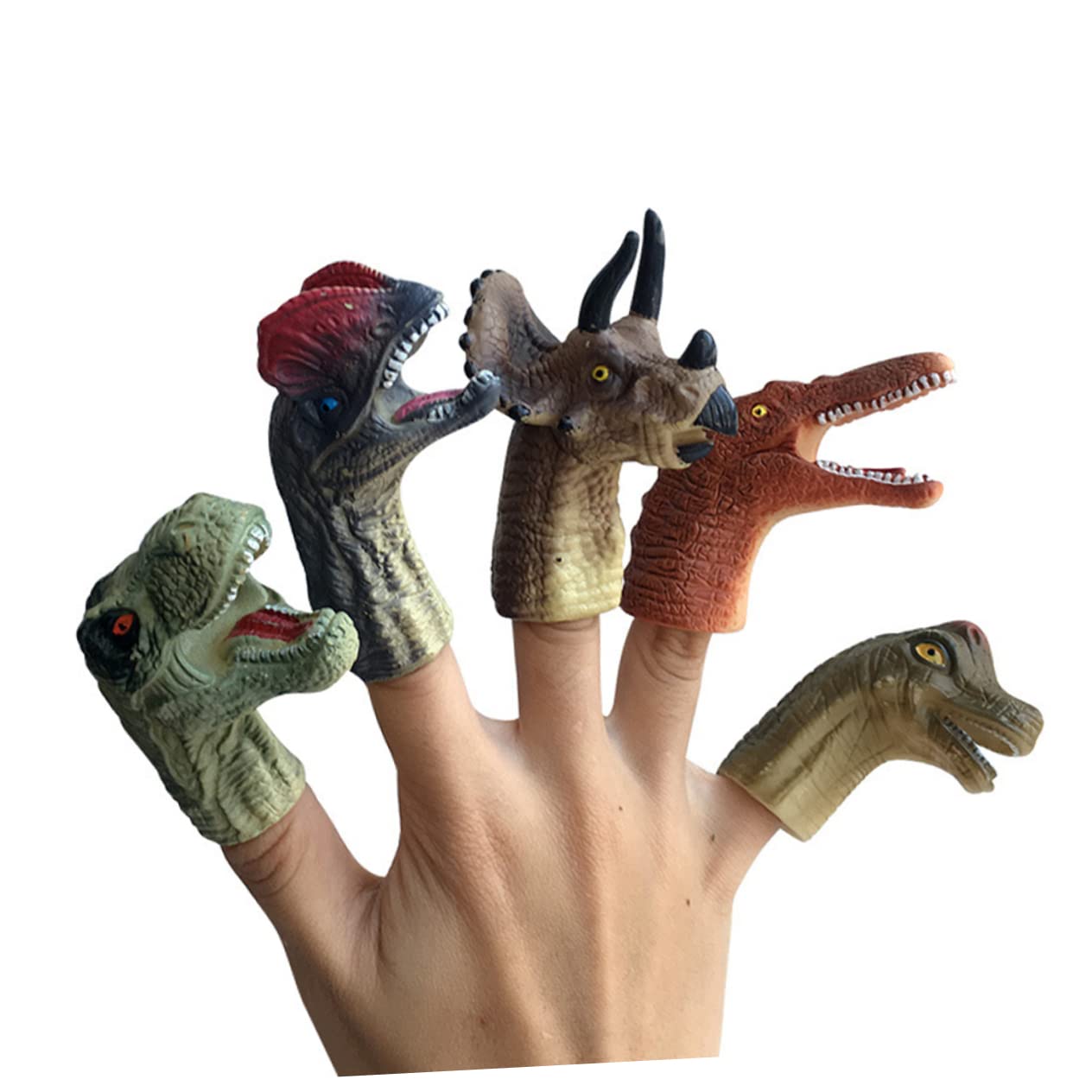 ibasenice 10-Piece Animal Puppet Brain Toy Set - Fun Educational Hand Puppets for Kids, Storytelling, Classroom Activities & Interactive Play
