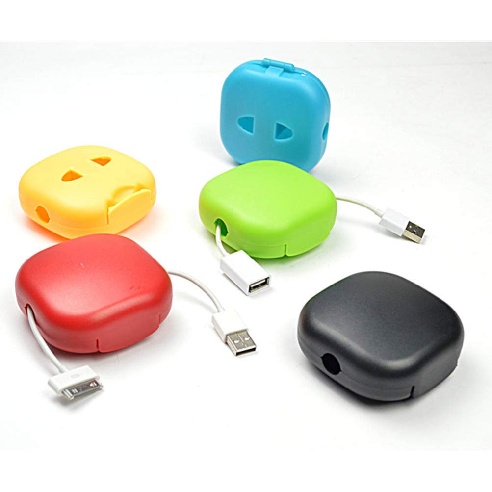 UKCOCO 6-Pack Earbud Case & Cable Organizer for Headphones, USB Cords - Travel & Home Use