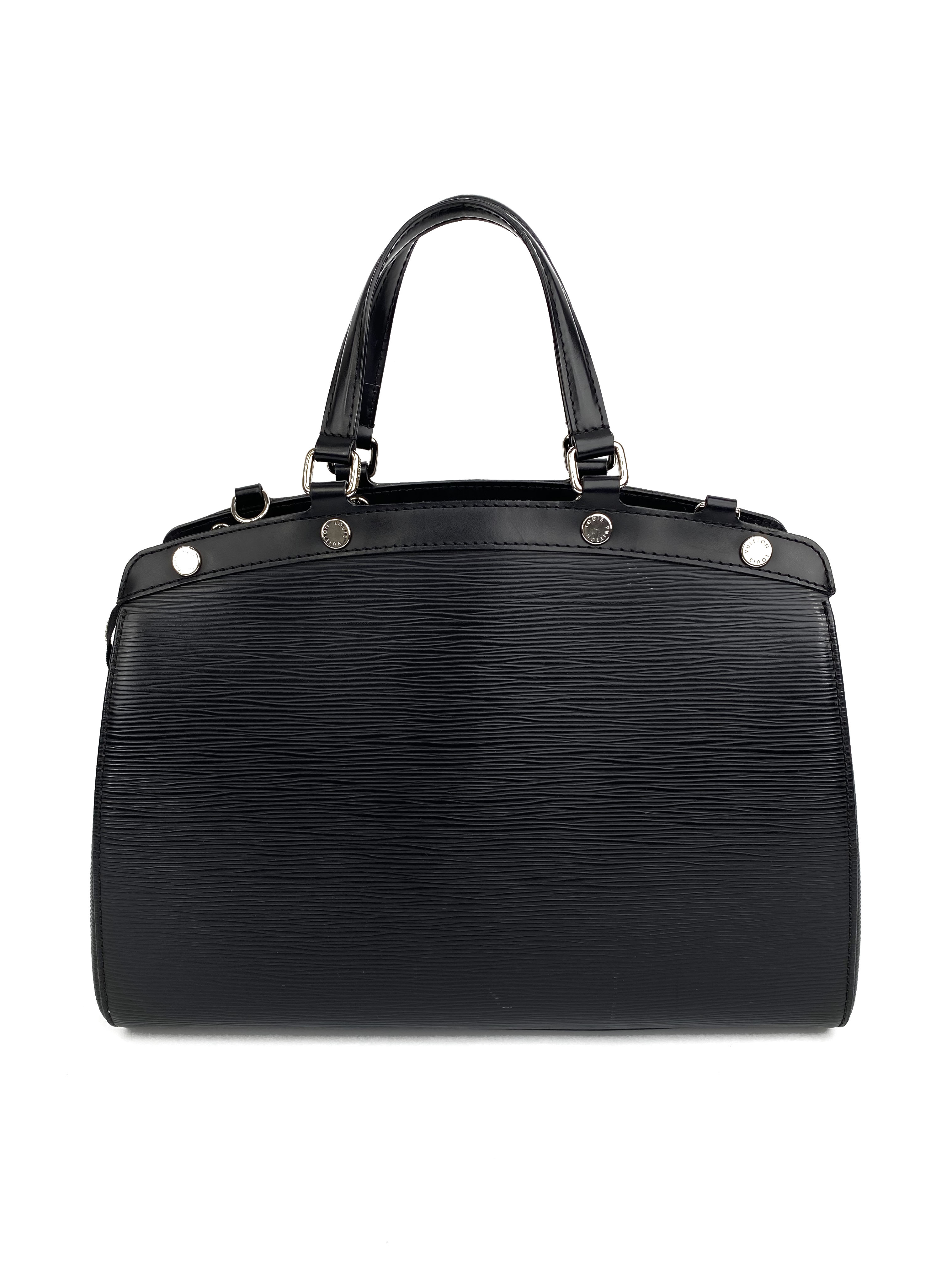 Authentic Louis Vuitton Black Epi Leather Brea MM Handbag - Luxury Shoulder Tote for Women, Perfect for Work, Travel & Everyday Use