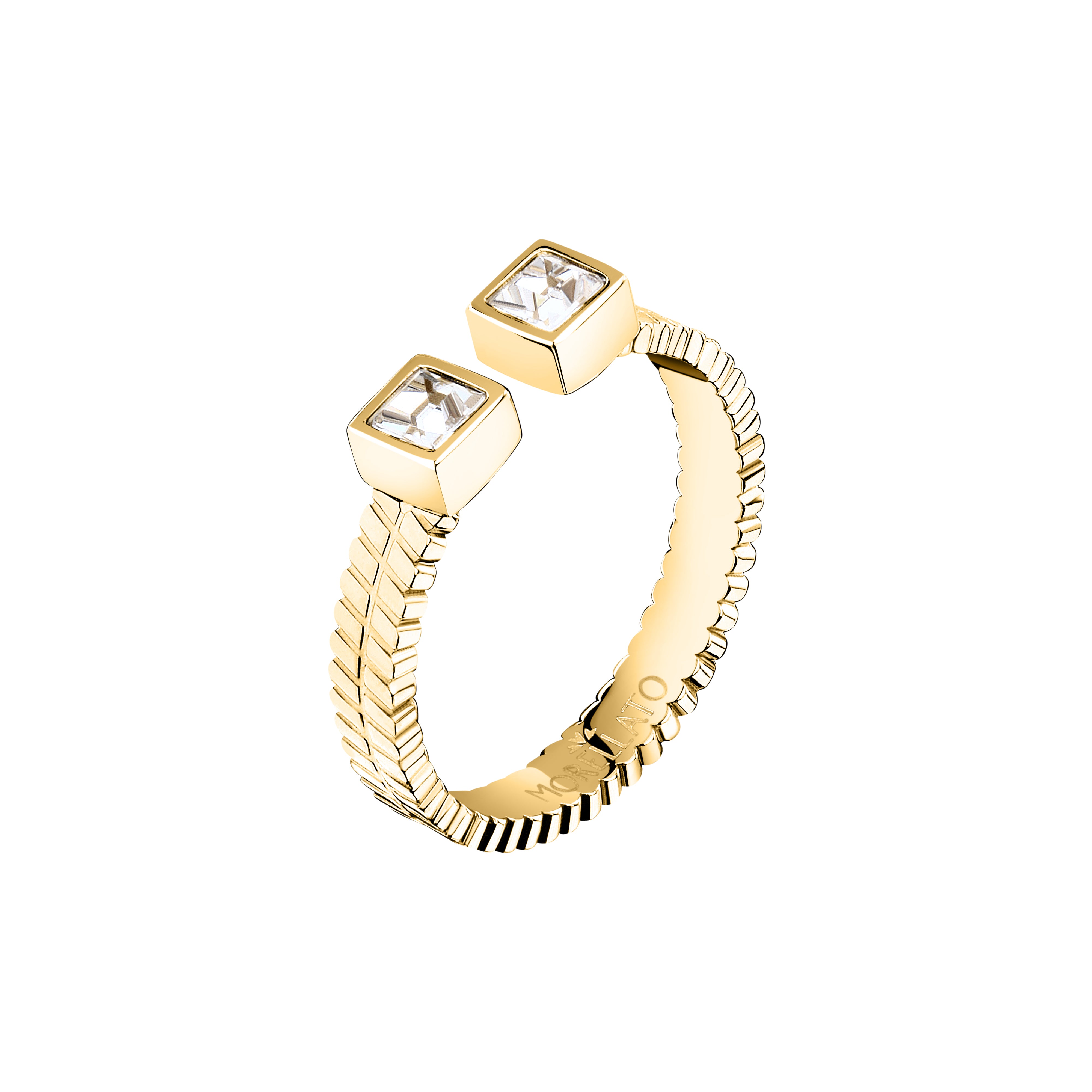 Morellato Jewels Gioia Savy40012 Women's Anello Ring - Elegant Gold-Tone Fashion Jewelry for Daily Wear & Special Occasions
