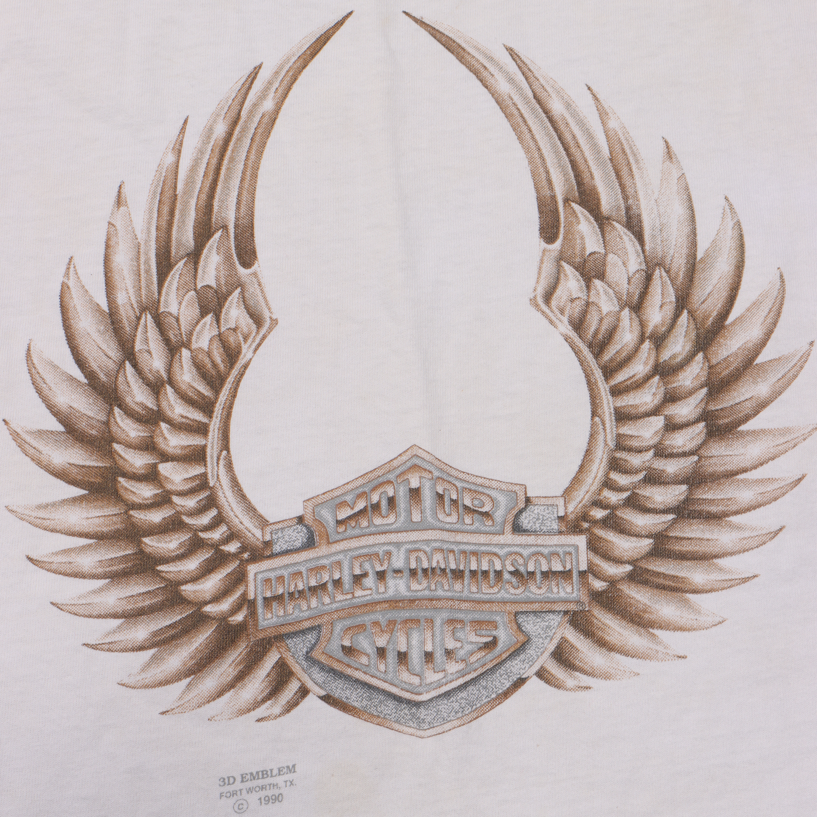 Harley Davidson 3D Emblem Logo T-Shirt for Men - Motorcycle Riding, Biker Events & Casual Streetwear