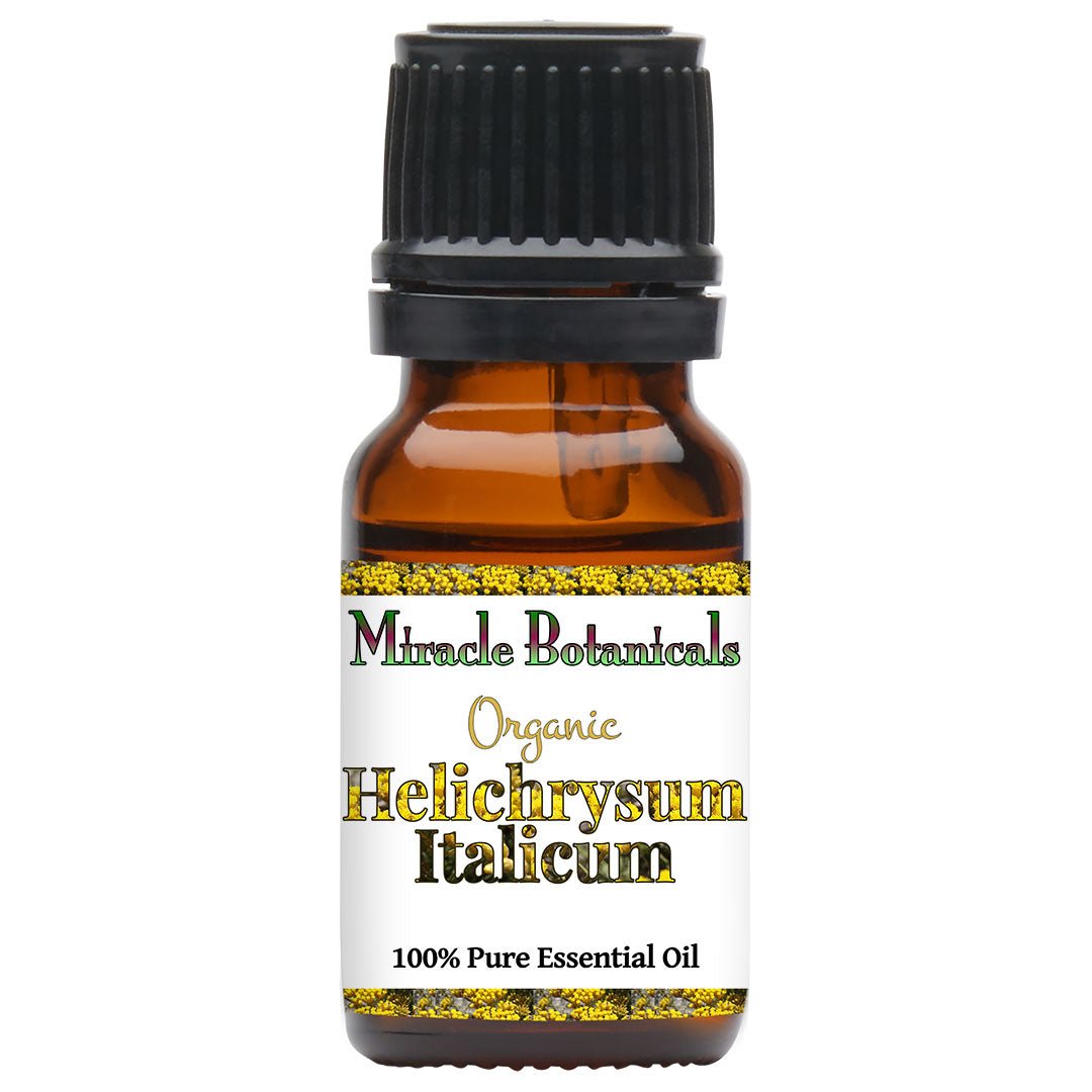 Organic Helichrysum Italicum Essential Oil from France (Helichrysum Italicum G. Don) - Pure Aromatherapy Oil for Skin Care, Relaxation & Healing