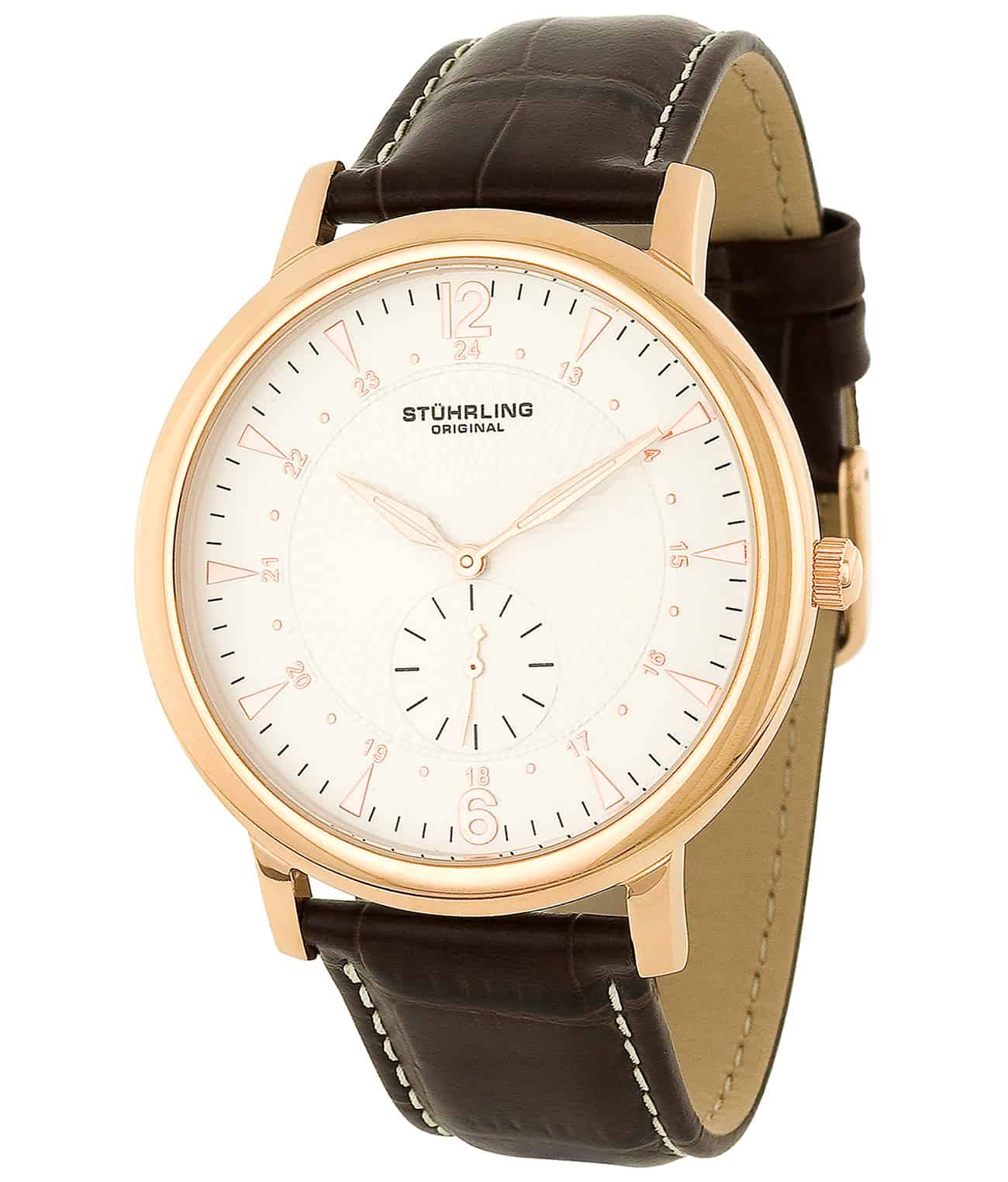 Ascot Pavilion 826 45mm Classic Men's Watch - Luxury Stainless Steel Dress Watch for Business & Formal Occasions | Perfect for Weddings, Office Wear & Special Events