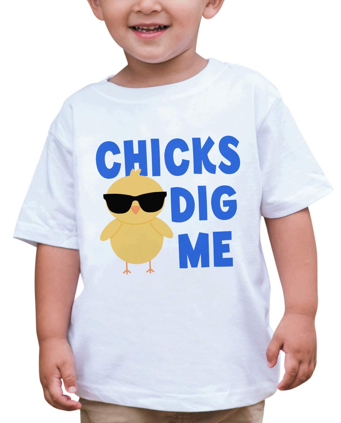Custom Easter Chick Boys' Novelty T-Shirt - Fun Easter Party Outfit for Kids & Toddlers - Perfect for Easter Egg Hunts, Family Gatherings & Spring Celebrations