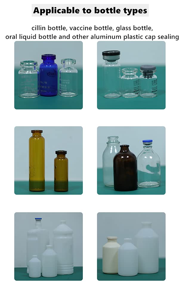 Pneumatic Vial Capper Machine - 20mm Oral Liquid Sealing & Aluminum-Plastic Cap Crimping Equipment for Medical Bottles | Pharmaceutical Lab, Pharmacy & Production Line Use