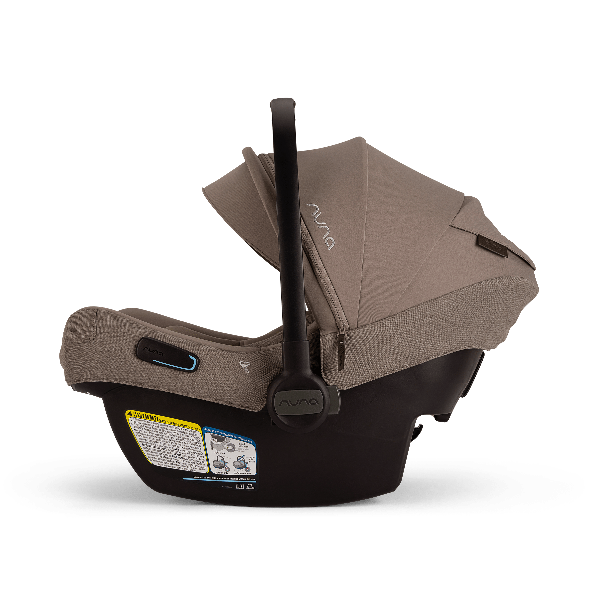 Nuna PIPA RX Infant Car Seat with RELX Base - Lightweight, Safe & Easy to Install - Perfect for Newborns & Travel | Ideal for Daily Commutes, Road Trips & Airplane Travel
