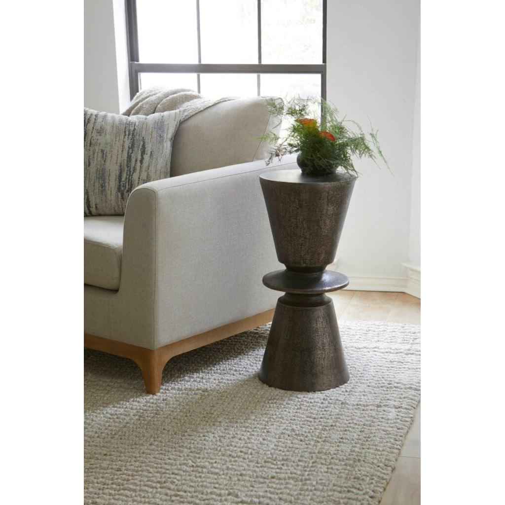 Cyan Design 11667 Clepsydra Act Table Lamp in Textured Nickel Finish - Modern Desk Lamp for Home Office, Living Room, and Bedroom Lighting