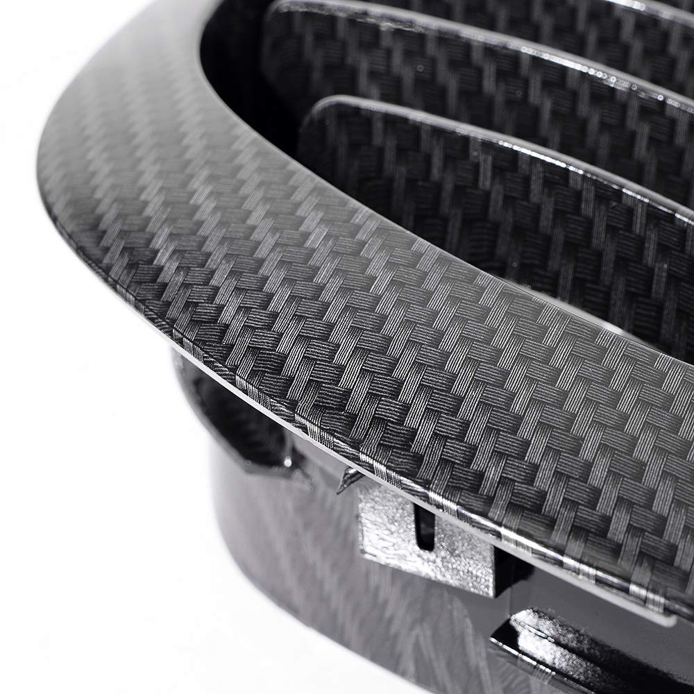 Astra Depot Carbon Fiber E46 Kidney Grille Compatible with 1999-2002 BMW 325Ci 330Ci 2-Door Coupe - Upgrade Your BMW's Front Grille for Enhanced Style & Performance
