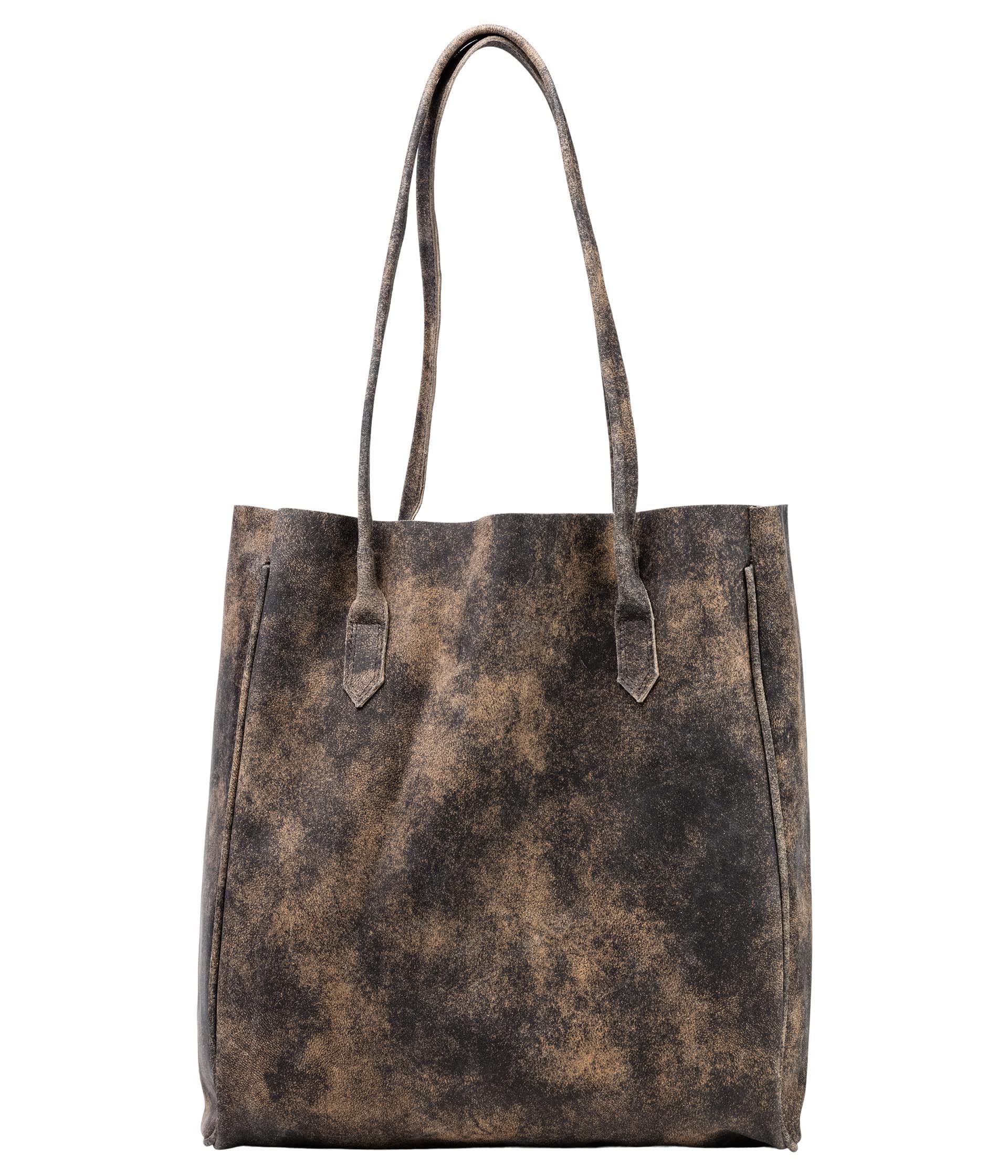 CoFi Amy Tote Bag - Premium Full Grain Leather Women's Shoulder Bag with Unique Designs | Stylish & Durable Handbag for Work, Travel & Everyday Use