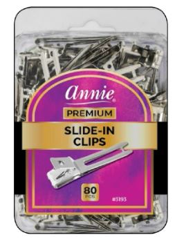 ANNIE 80 PREMIUM SLIDE IN CLIPS - Hair Accessories for Women, Non-Slip Hair Clips for Thick Hair, Perfect for Workouts, Running, Yoga & Everyday Styling