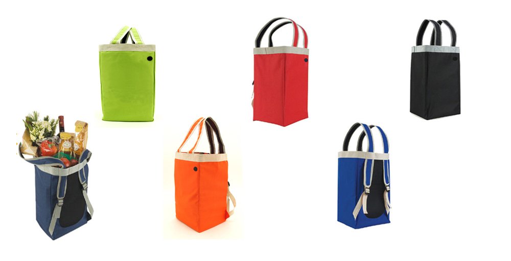 Versatile Crossover Tote & Backpack - Convertible Shoulder Bag with Multi-Function Design (Blue) | Perfect for Work, Travel, Gym & Daily Commute