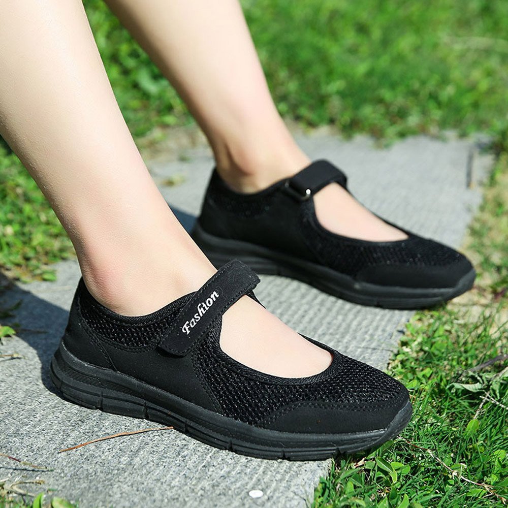 Women's Wide Fit Air Cushion Diabetic Shoes - Slip On Walking & Running Sneakers for Comfort & Support - Perfect for Jogging, Sports & Daily Wear