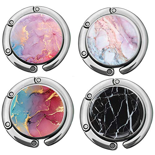 4pack pretty marble hook