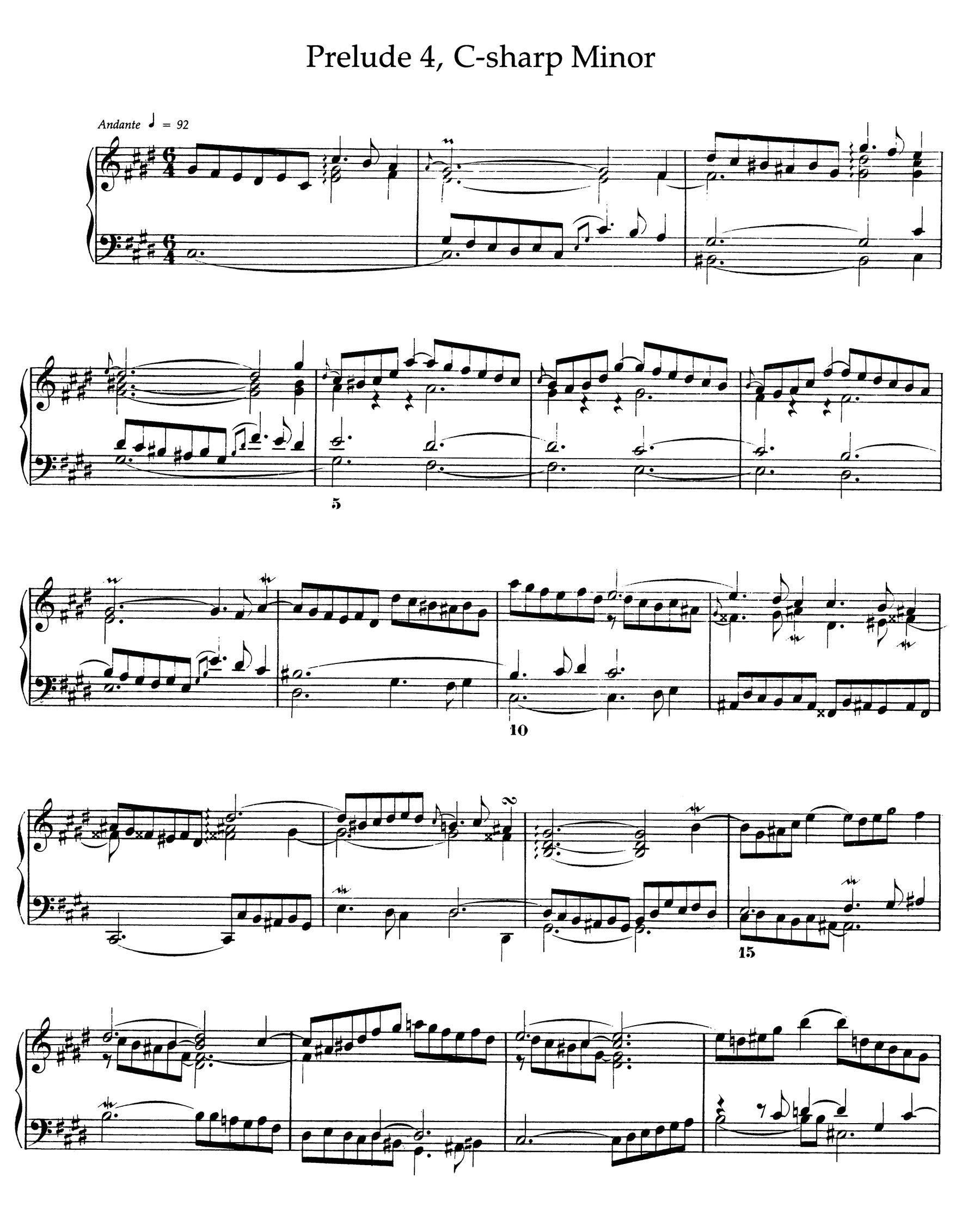 The Well-Tempered Clavier: Complete Books I & II - Dover Classical Piano Music for Practice & Performance | Perfect for Piano Students, Teachers & Classical Music Lovers