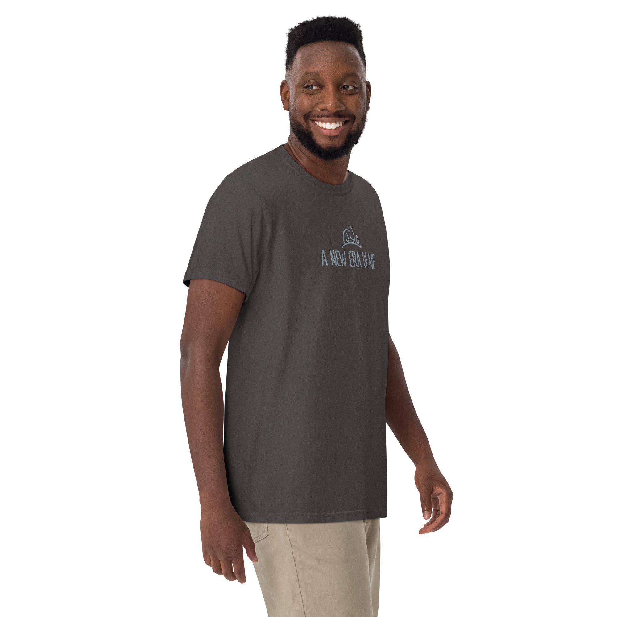 Embroidered Garment-Dyed Heavyweight T-Shirt for Men & Women | Premium Cotton Vintage Style Tee | Perfect for Casual Wear, Street Fashion & Everyday Outfits