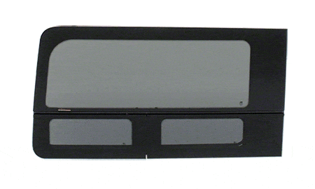 CRL Ford Transit 130/148WB Driver Side Forward Vented Window (FW293L) - Replacement Van Window for Improved Airflow & Comfort - Perfect for Cargo Vans, Delivery Vehicles & Work Trucks