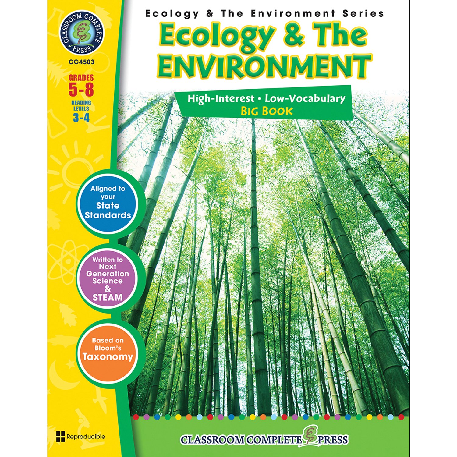 Ecology & The Environment Big Book for Grades 5-8 | Science Classroom Resource | Ecosystem Lessons, Activities & Worksheets | Homeschool & School Curriculum | Environmental Science Study Guide