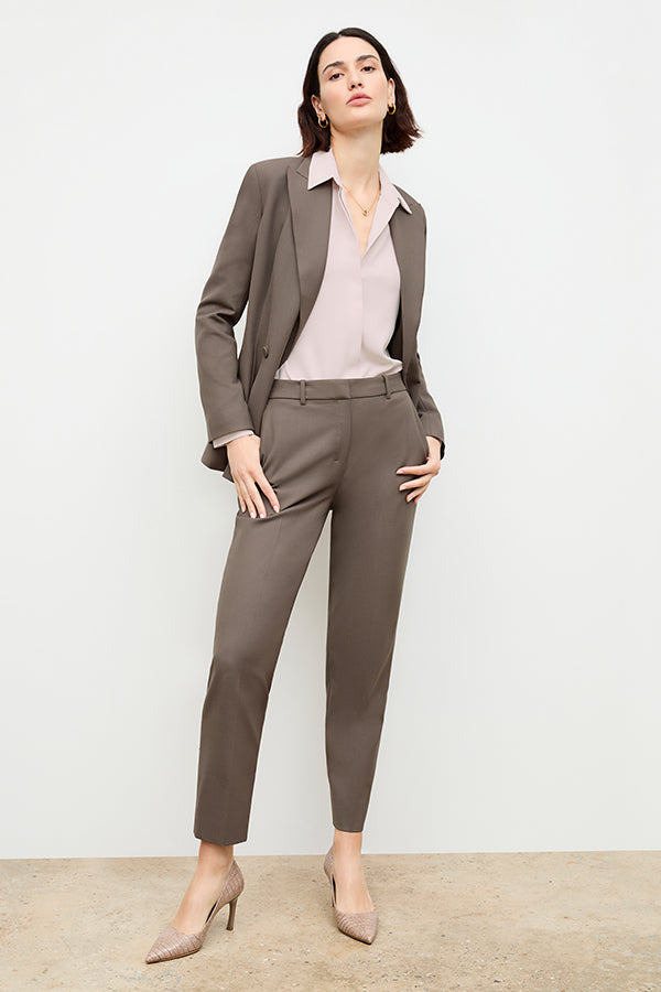 Premium Mejia Sharkskin Mink Pants for Women - Soft & Stylish Formal Trousers for Office, Business Meetings & Special Occasions