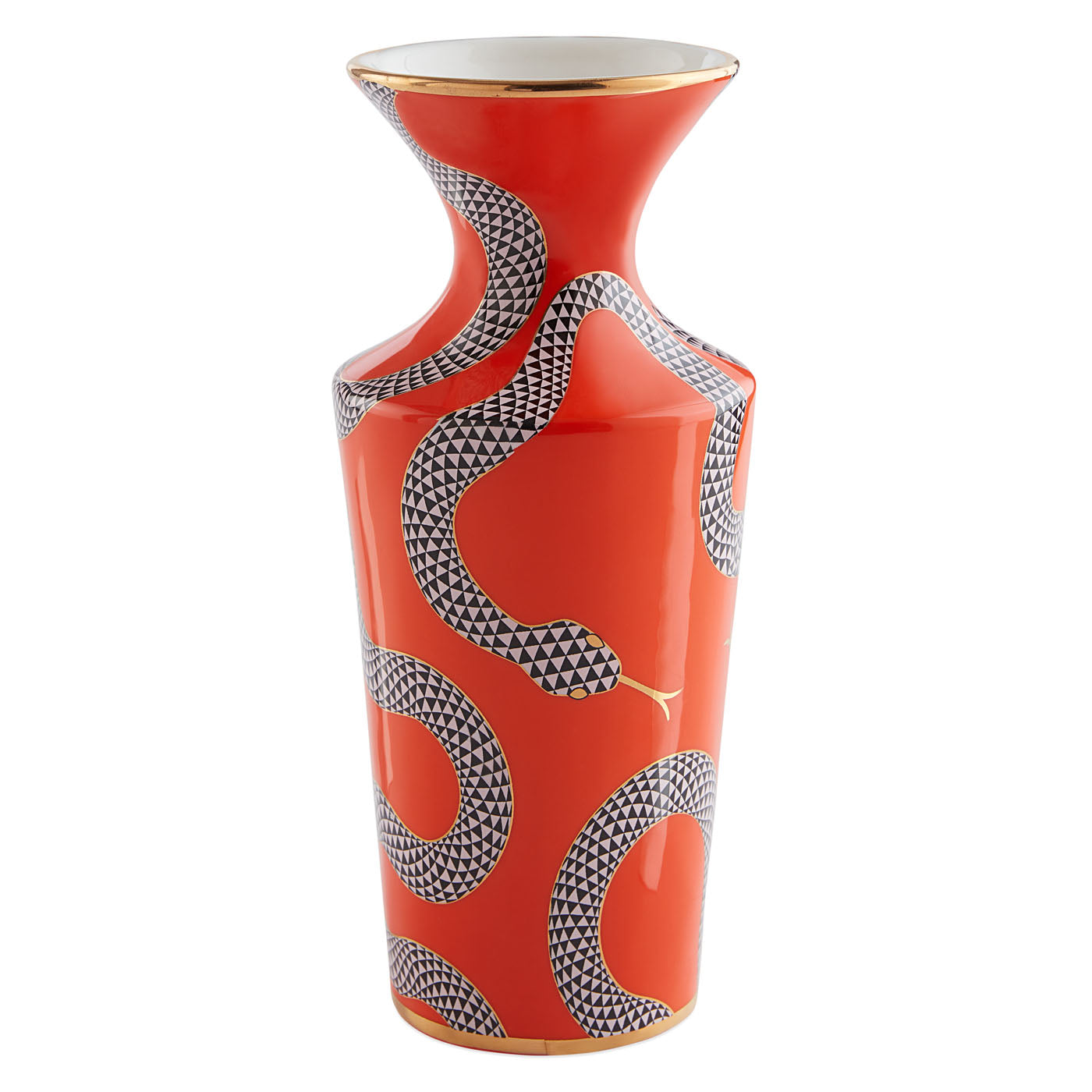 Eden Cuff Vase - Elegant Ceramic Flower Vase for Home Decor, Wedding Centerpiece, and Tabletop Display