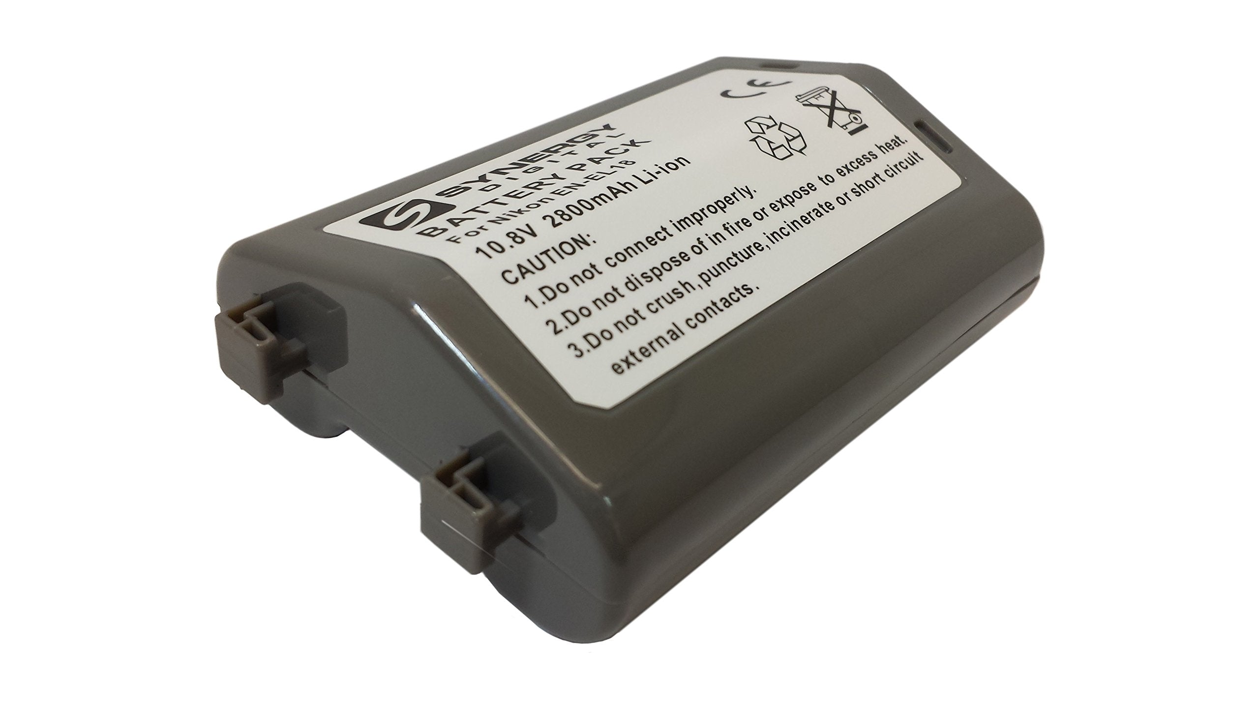 EN-EL18 Lithium Ion Rechargeable Battery 2800mAh 10.8V - High Capacity Replacement for Nikon EN-EL18 Battery - Perfect for Nikon DSLR Cameras, Professional Photography & Video Shooting