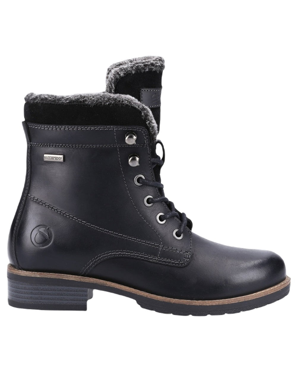 Cotswold Daylesford Mid Boots - Waterproof Leather Ankle Boots for Women, Comfortable Walking Shoes for Outdoor & Casual Wear - Perfect for Hiking, Travel & Everyday Use