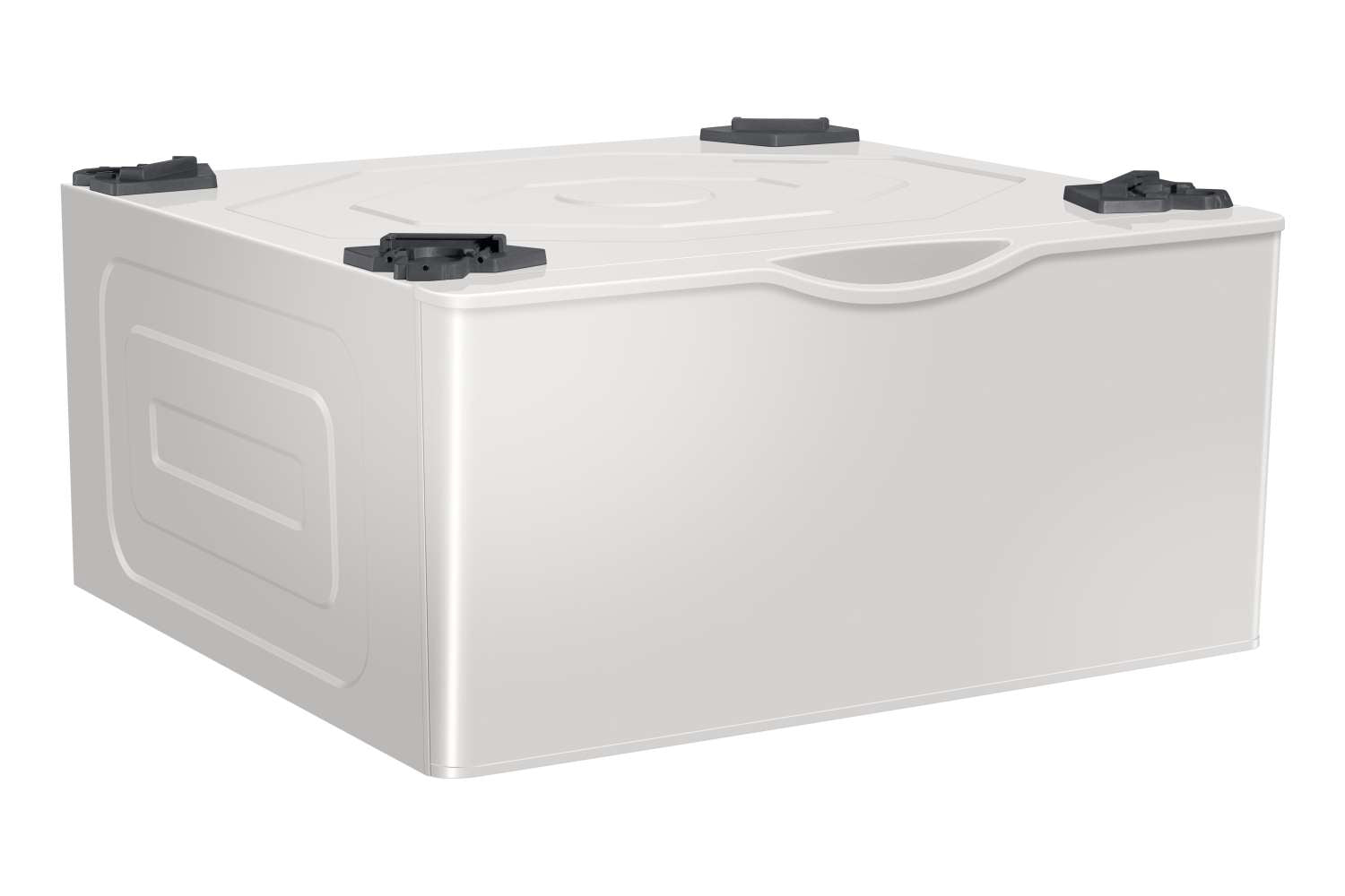 Samsung WE402NE/A3 White Pedestal Stand for 27 Inch Front Load Washer & Dryer - Perfect for Laundry Room Organization & Space Saving