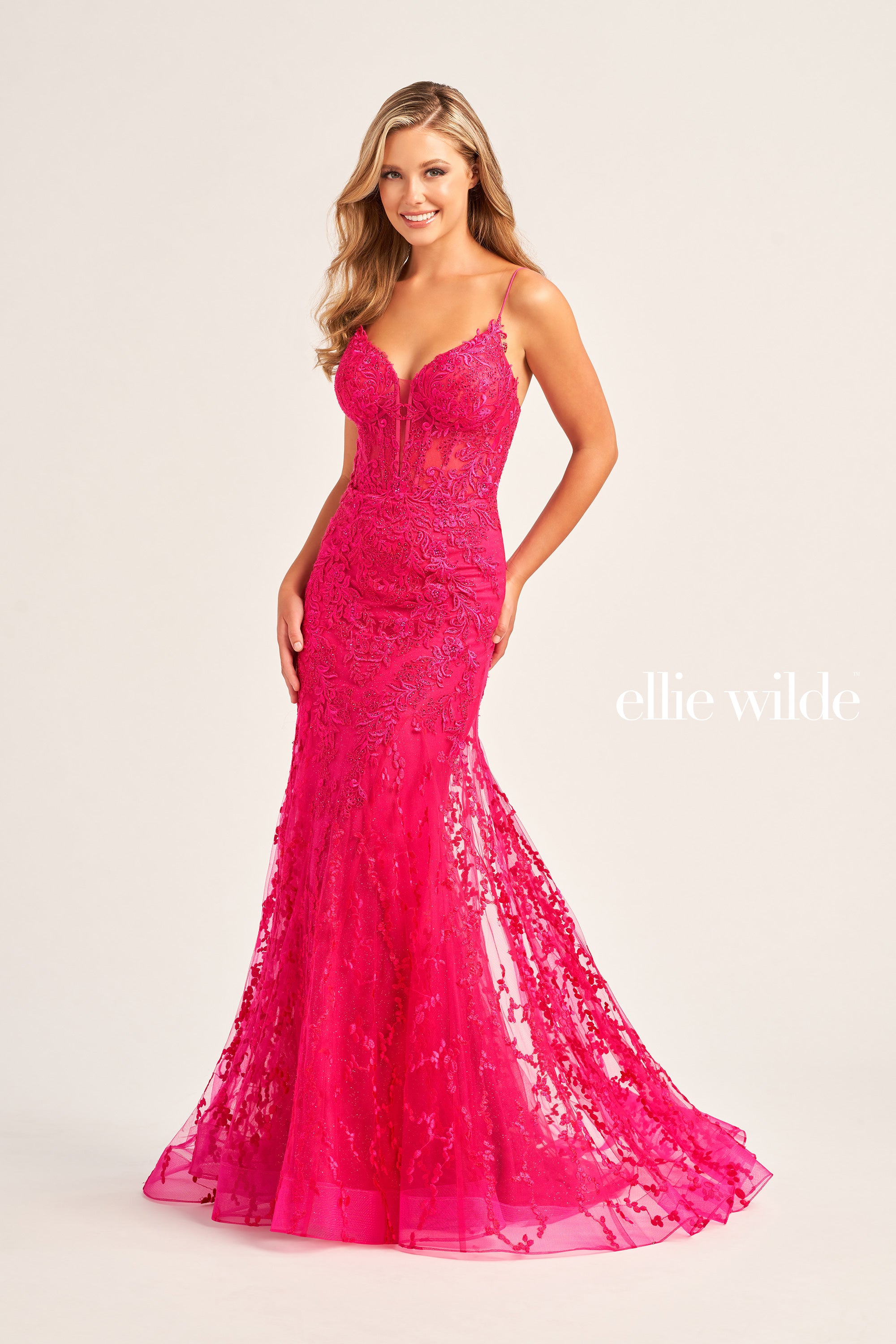 Ellie Wilde EW35010 Elegant Prom Dress for Women - Perfect for Homecoming, Formal Dances & Special Occasions