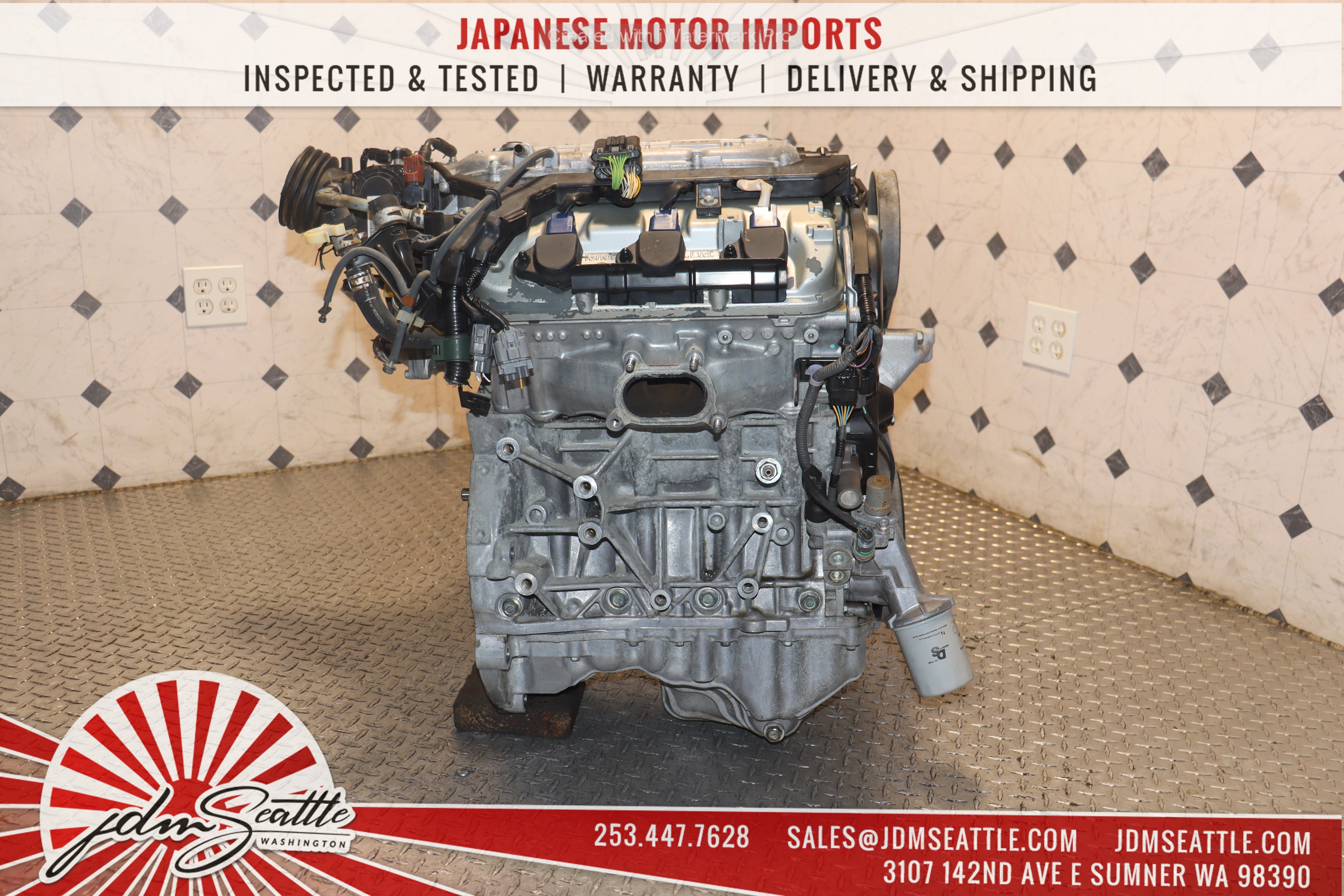 JDM J35A SOHC VTEC 3.5L Engine for 2003-2006 Acura MDX, 2005-2008 Acura RL & 2006-2008 Honda Ridgeline - Replacement Motor for Performance & Reliability