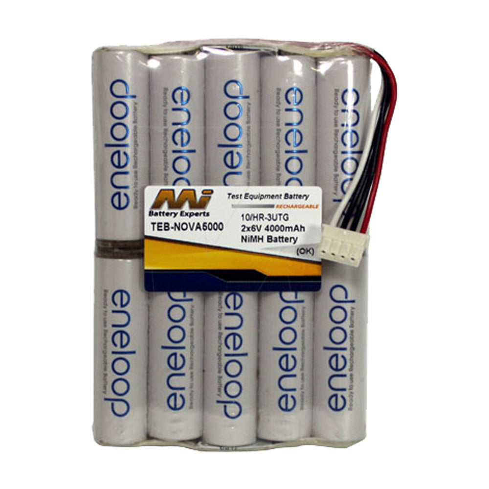 2 Pack 6.0V 2000mAh Rechargeable NiMH Data Logger Batteries - Perfect for Scientific Instruments, Weather Stations & Industrial Equipment