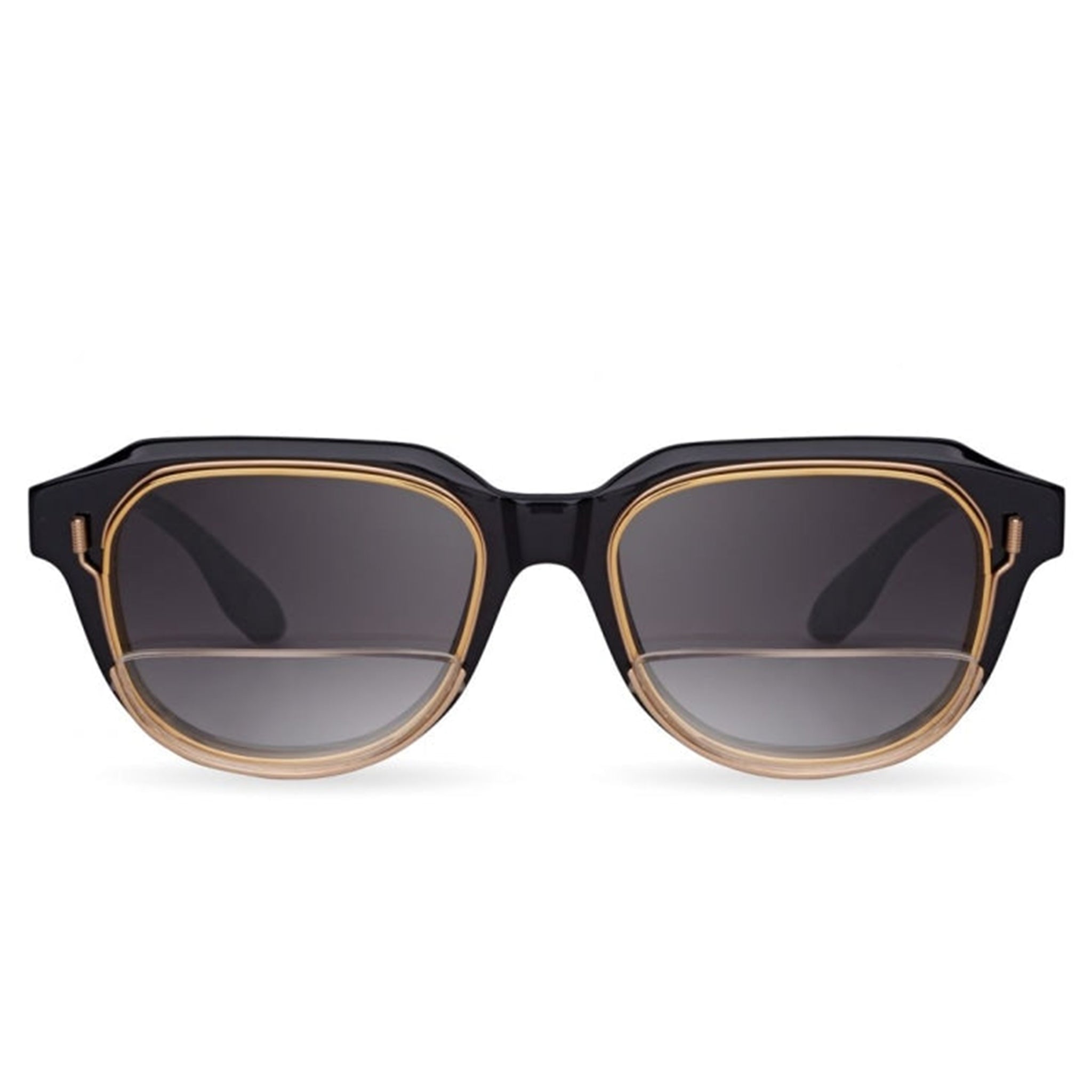 Dita Eyewear Varkatope DTS707 Limited Edition Black & Yellow Gold Polarized Sunglasses for Men - Luxury UV Protection Shades for Driving, Beach & Outdoor Activities
