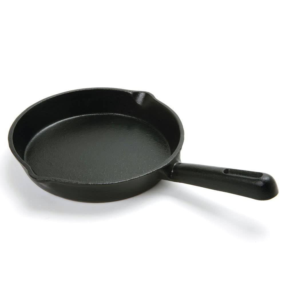 Norpro 5.5 Inch Cast Iron Skillet - Pre-Seasoned Black Skillet for Stovetop, Oven & Grill - Perfect for Frying, Searing & Baking Steak, Eggs & Cornbread