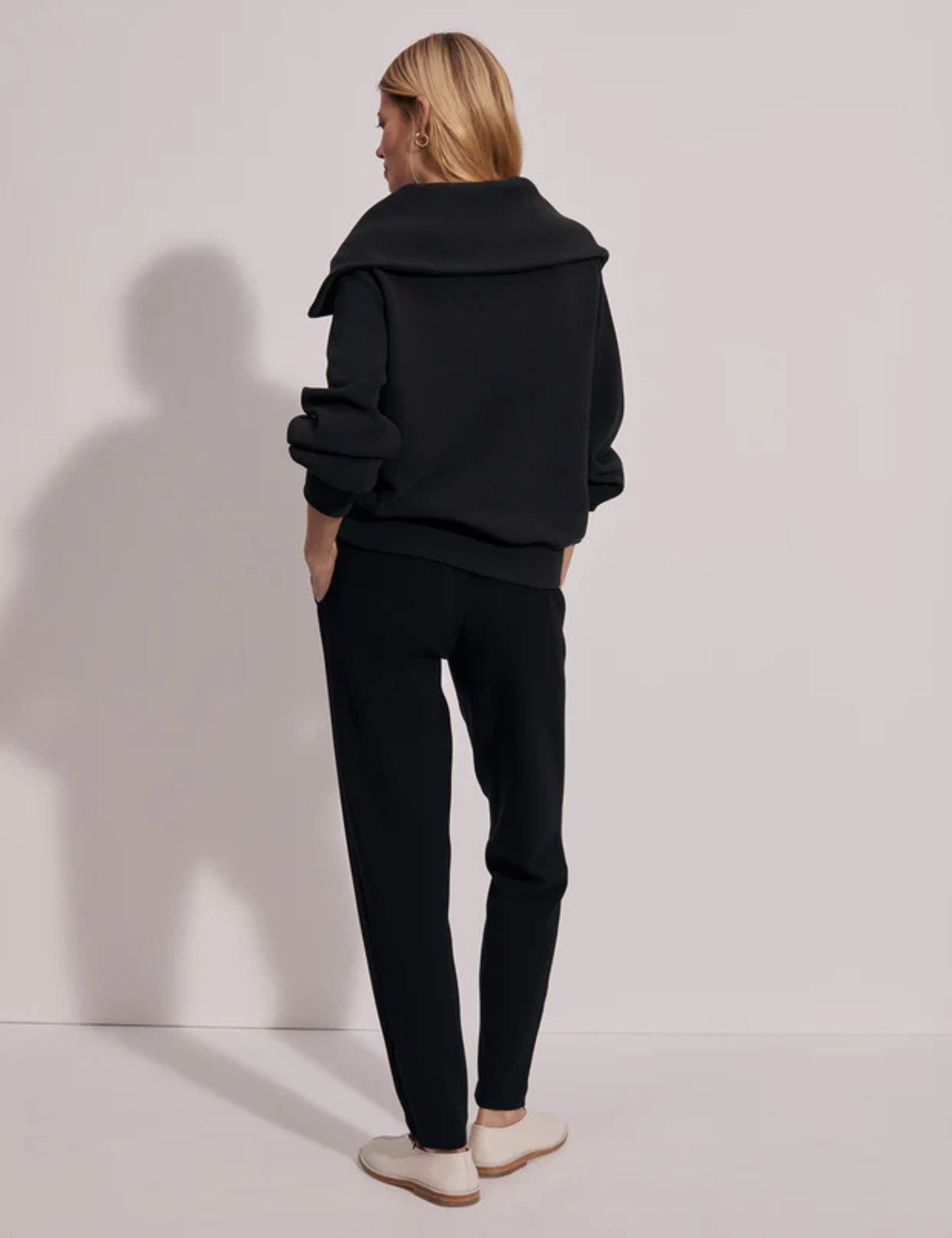 Vine Pullover Sweater - Black Women's Knit Top | Cozy Casual Wear for Fall & Winter | Perfect for Layering, Office, and Weekend Outfits