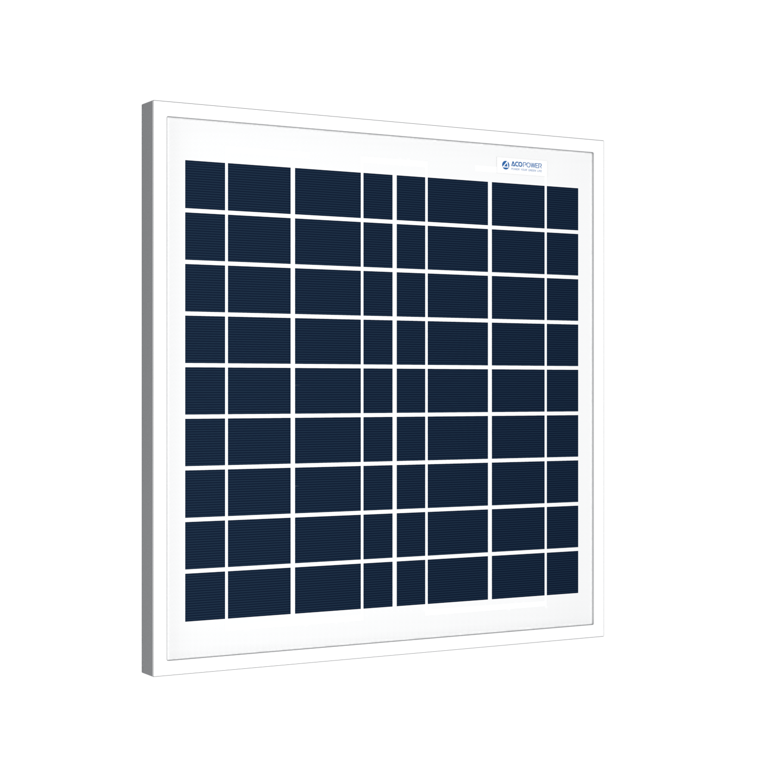 ACOPower 15W Polycrystalline Solar Panel - 12V Battery Charger for RV, Boat, Camping & Off-Grid Power Supply | Portable Solar Charging Solution for Outdoor Adventures