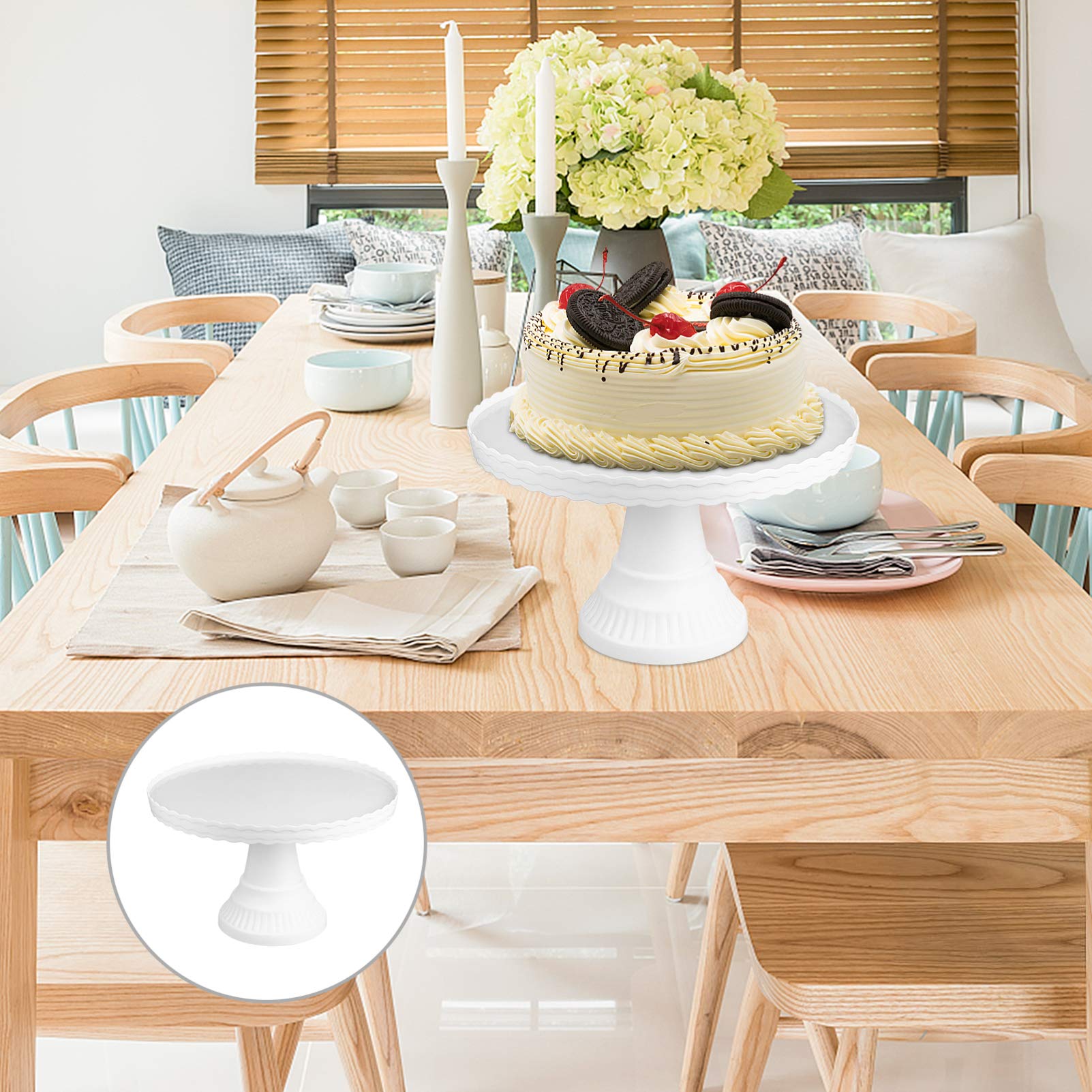 Elegant 3-Tier Cake Stand for Dessert Display - Perfect for Birthday Parties, Weddings, Baby Showers & Special Events | Sturdy Serving Plate & Food Holder for Stylish Entertaining