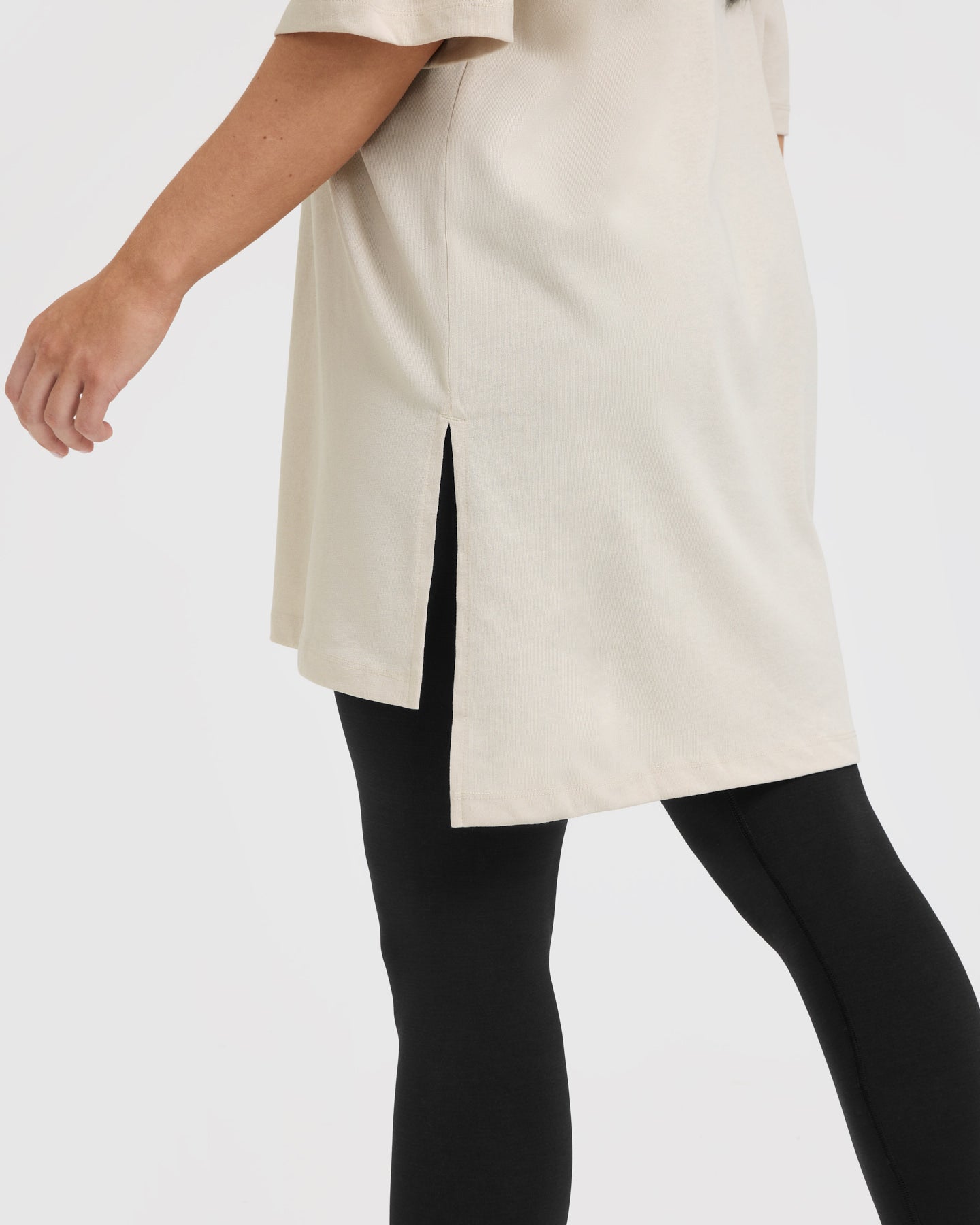 Raising The Bar Graphic Longline T-Shirt for Men | Trendy Sand Color | Perfect for Casual Wear, Street Style & Everyday Outfits