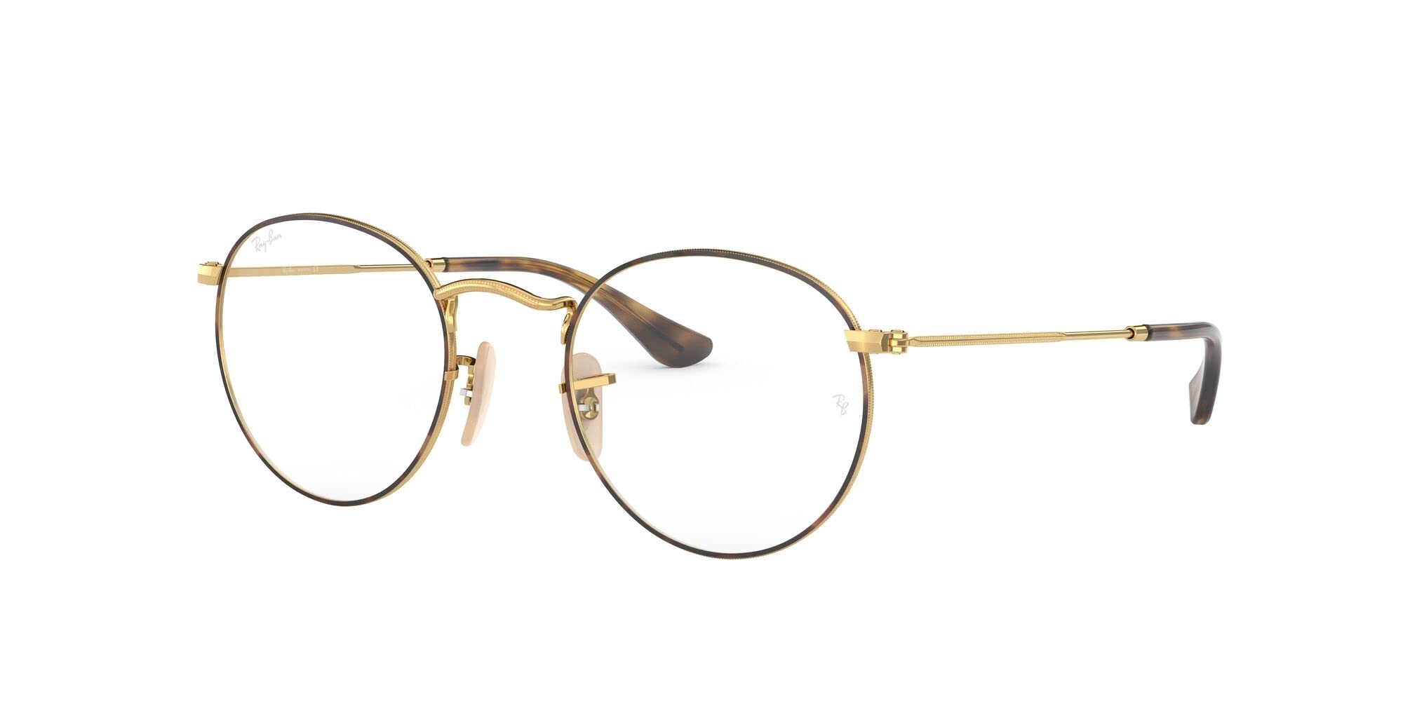 Ray-Ban Rx3447v Round Metal Prescription Eyeglass Frames - Classic Retro Style for Men & Women - Perfect for Reading, Driving & Fashion Accessories