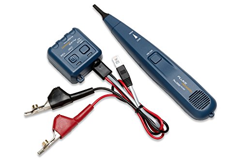 FLUKE Pro3000 Network Cable Tester - Professional Acoustic & Optical Cable Tester for Ethernet, Fiber Optic Cables - Measures Length up to 16 km (10 miles) - Includes Transmitter & Receiver Units - Ideal for IT Technicians, Network Installations & Data Center Maintenance
