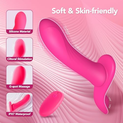 Remote Control Strap-On Vibrating Dildo - 10 Powerful Vibration Modes for G-Spot & Clitoral Stimulation | Wearable Harness Sex Toy for Couples & Lesbian Play | Adult Pleasure Device for Bedroom Fun & Role Play Scenarios